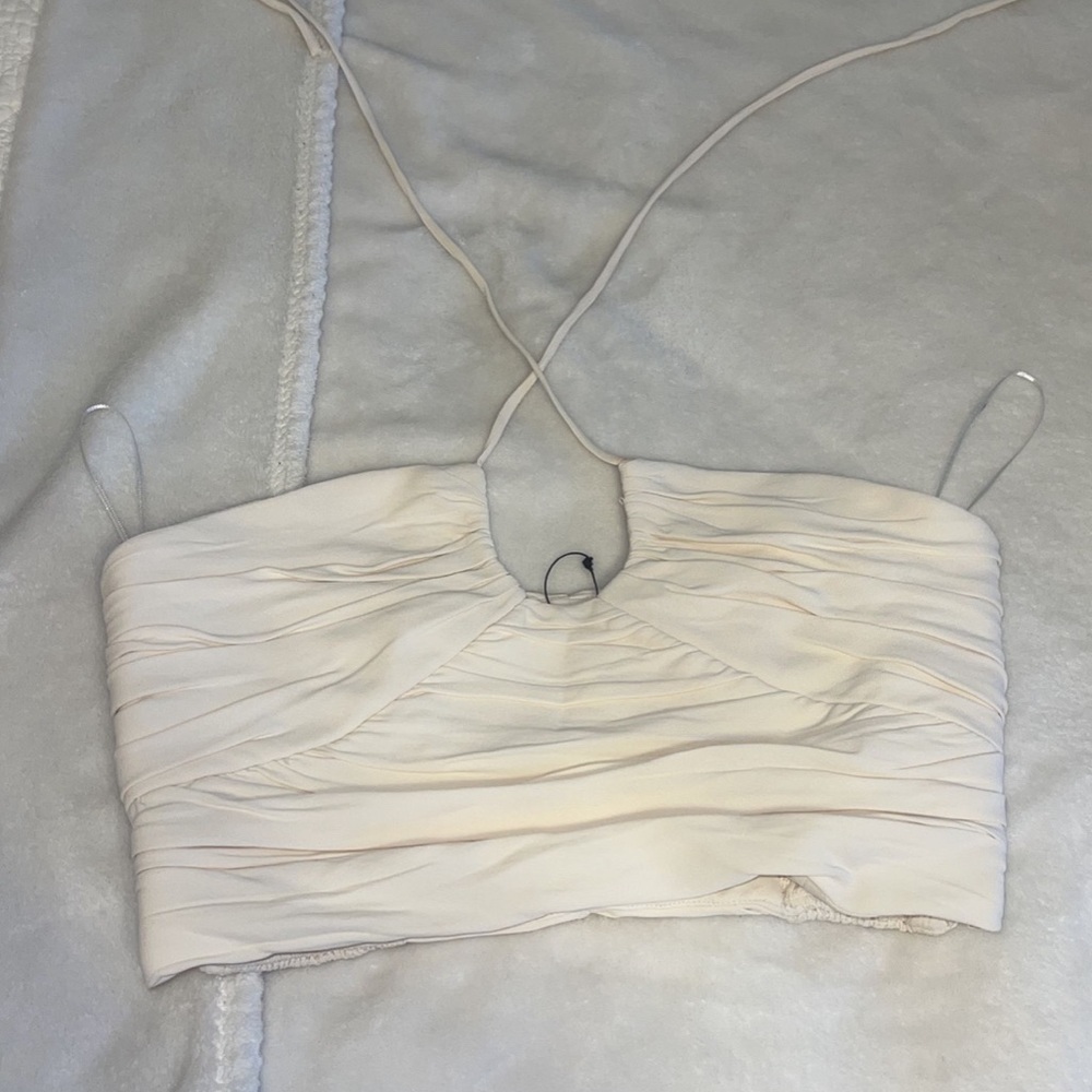 Zara Mesh Halter Top